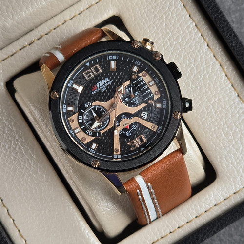 ساعت مچی مردانه چرم کیدمن مدل 9086 Kademan