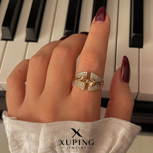 انگشتر پاپیون نگیندار ژوپینگ