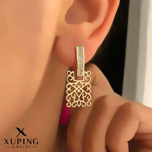 گوشواره آویز اسلیمی ژوپینگ