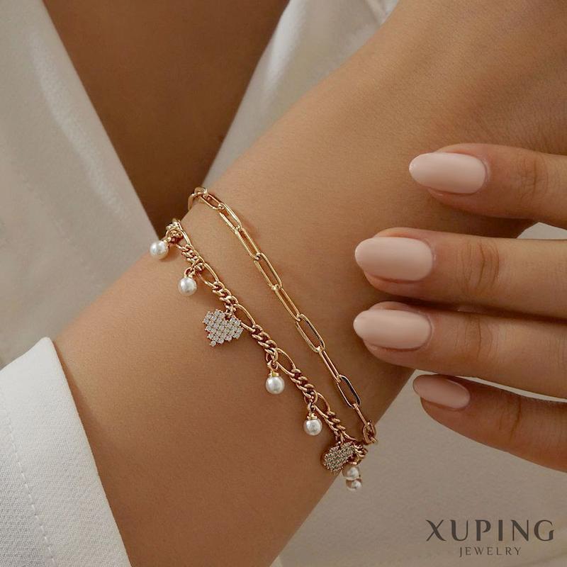 دستبند دولاین قلب‌آویز ژوپینگ