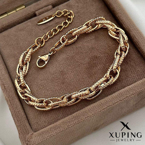 دستبند حلقهای طرحطلا ژوپینگ