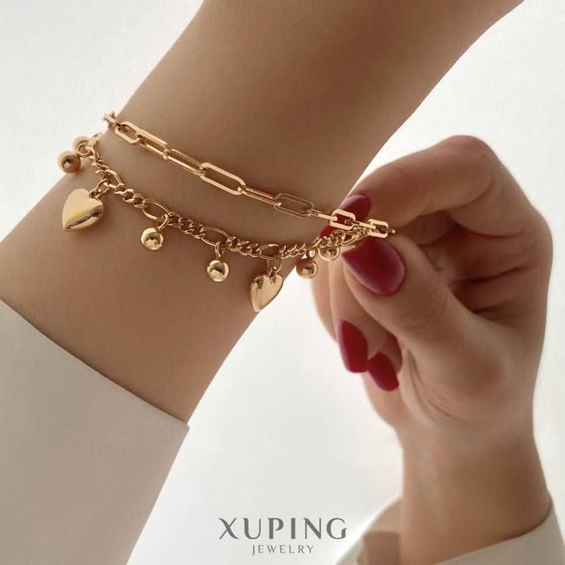 دستبند دولاین قلبی ژوپینگ کد 1362