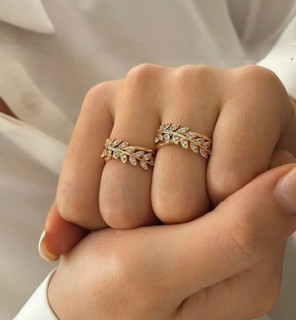انگشتر گندمی ژوپینگ کد 1073