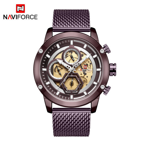 ساعت مچی مردانه نیوی فورس مدل naviforce 9167 - کافی
