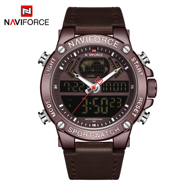 ساعت مچی مردانه نیوی فورس مدل naviforce 9164 - کافی