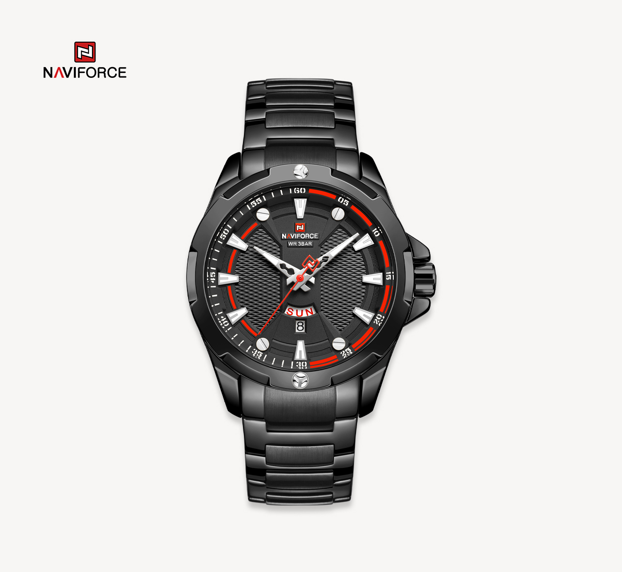 ساعت مچی مردانه نیوی فورس مدل Naviforce 9161 - مشکی