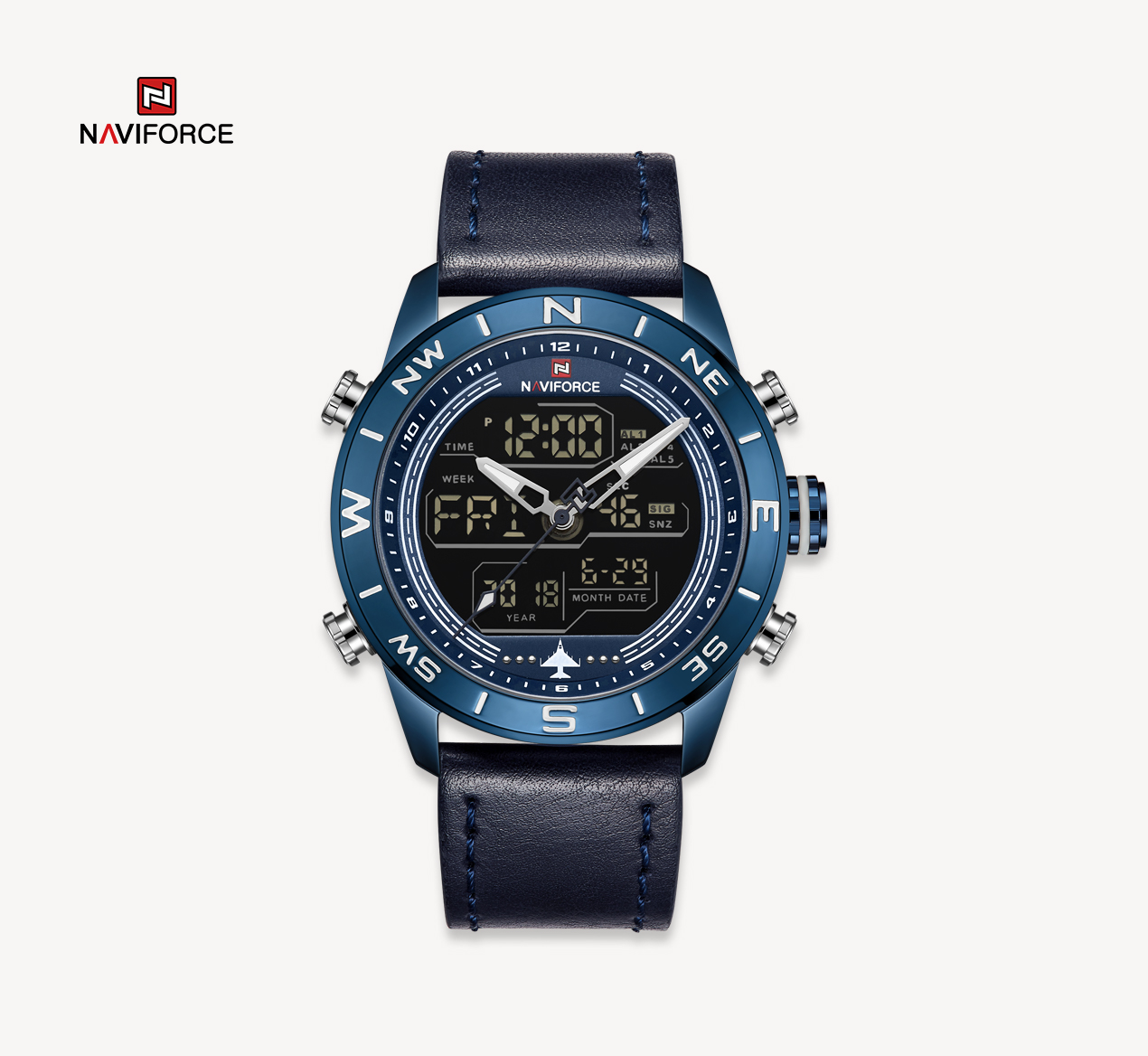 ساعت مچی مردانه نیوی فورس مدل Naviforce 9144 - آبی