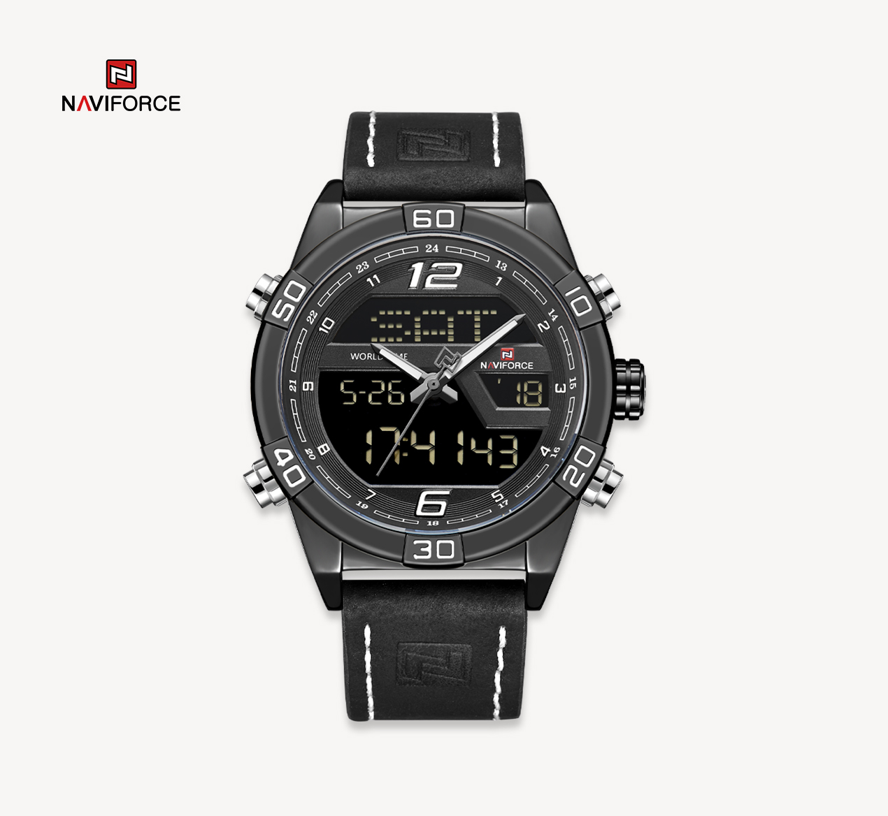 ساعت مچی مردانه نیوی فورس مدل Naviforce 9128 - مشکی