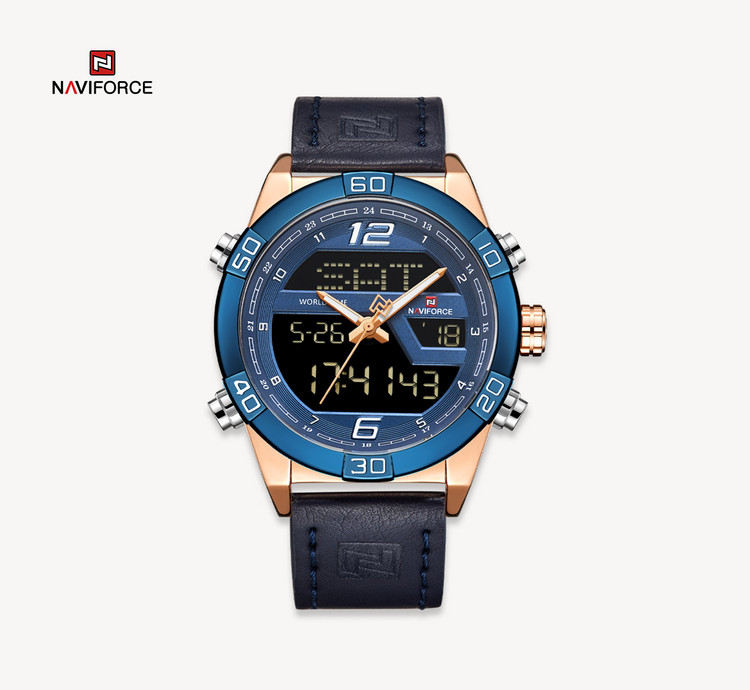 ساعت مچی مردانه نیوی فورس مدل Naviforce 9128 - آبی