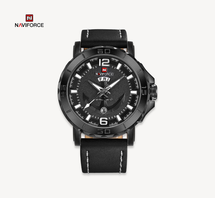 ساعت مچی مردانه نیوی فورس مدل NAVIFORCE 9122 - مشکی مشکی