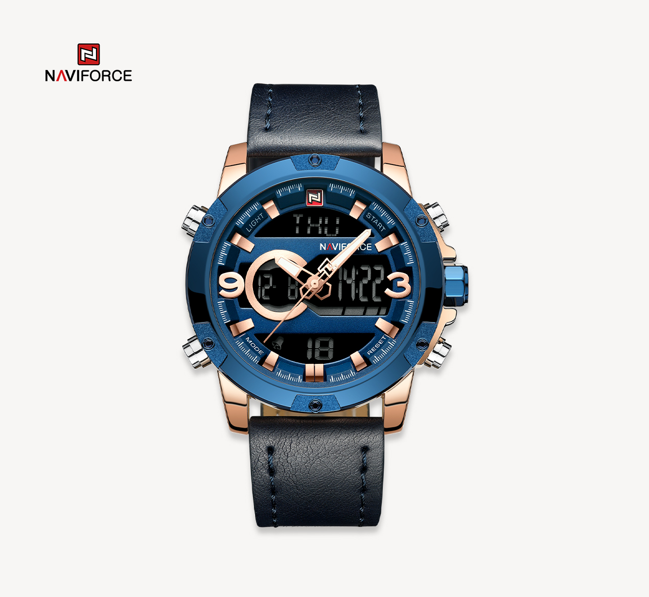 ساعت مچی مردانه نیوی فورس مدل Naviforce 9097 - آبی