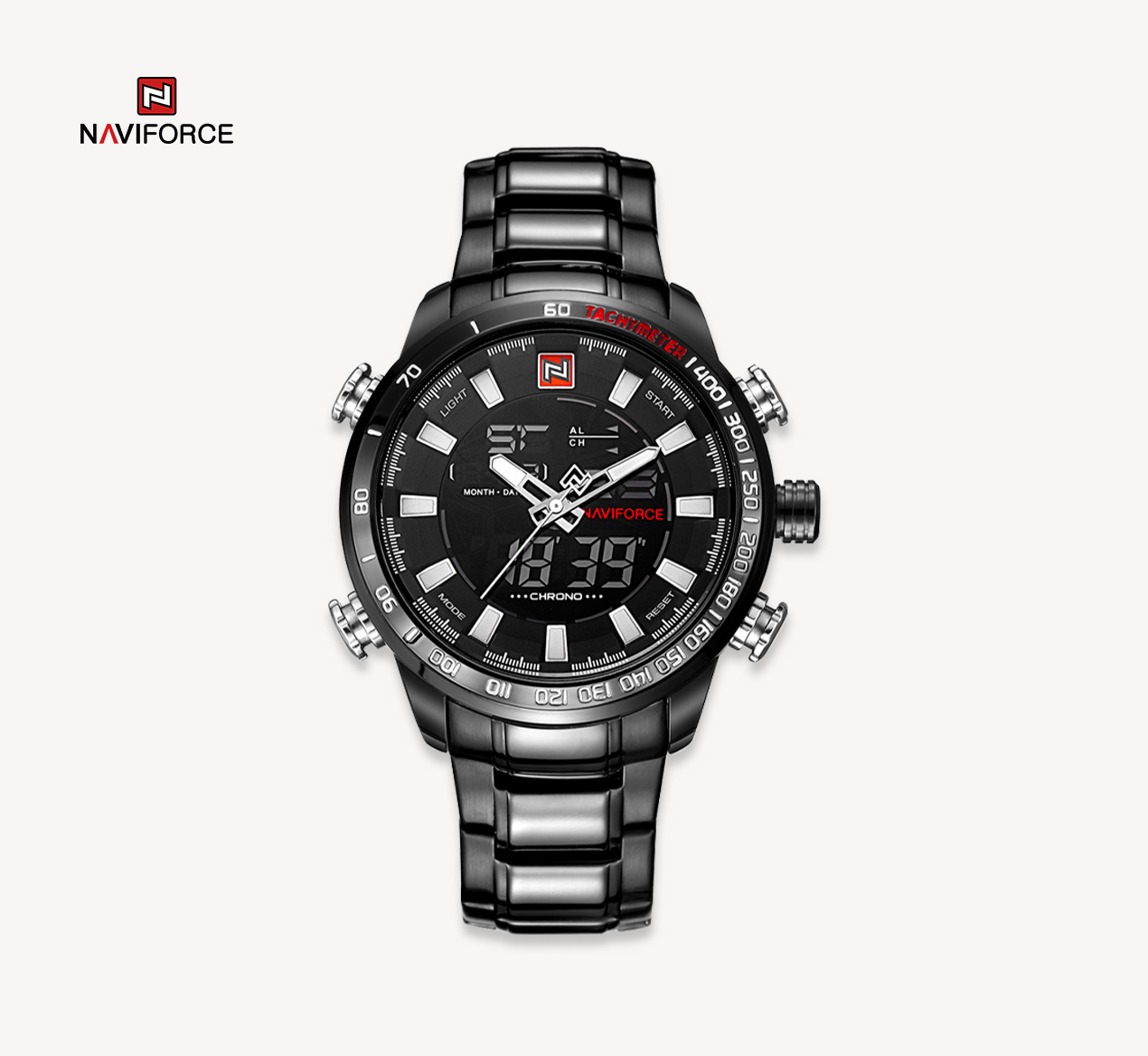 ساعت مچی مردانه نیوی فورس مدل Naviforce 9093 - مشکی