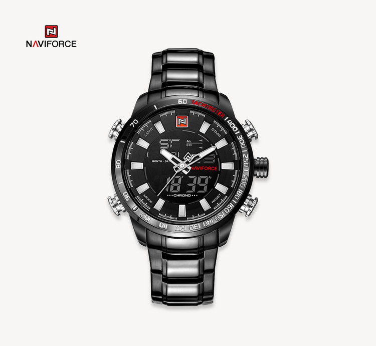 ساعت مچی مردانه نیوی فورس مدل Naviforce 9093 - مشکی