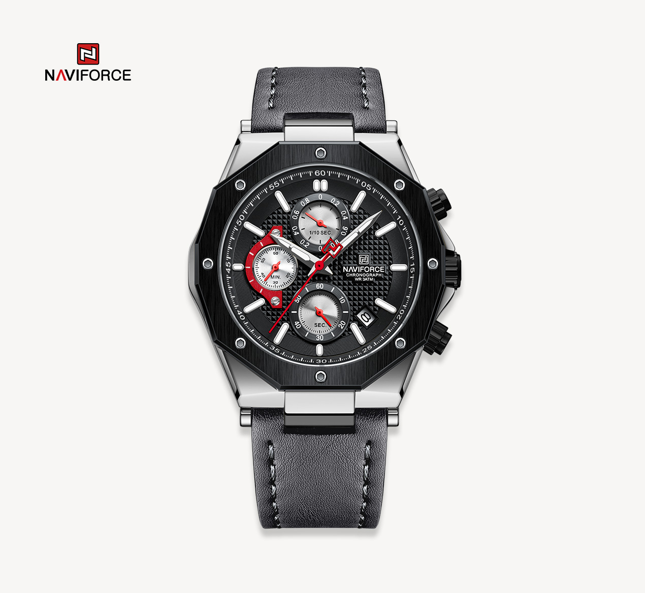 ساعت مچی مردانه نیوی فورس مدل Naviforce 8028 - خاکستری