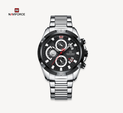 ساعت مچی مردانه نیوی فورس مدل Naviforce 8021 - نقره ای مشکی