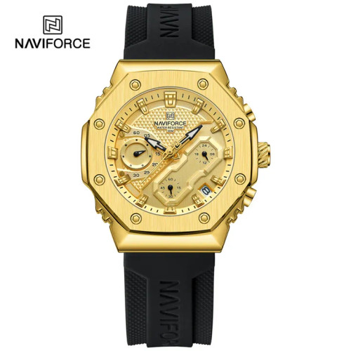 ساعت مچی زنانه نیوی فورس مدل NAVIFORCE 8035 - طلایی مشکی