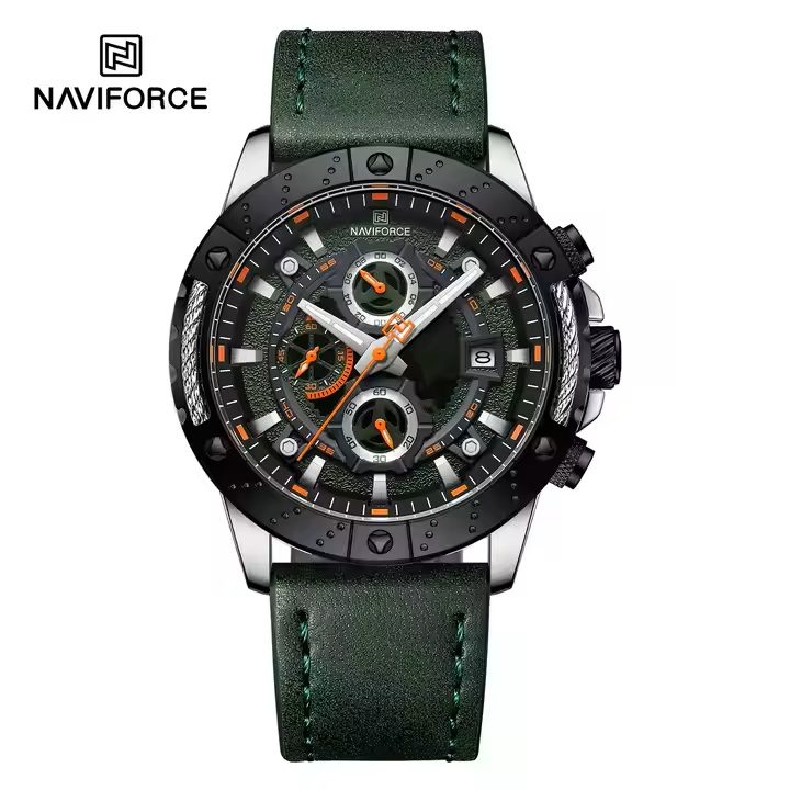 ساعت مچی مردانه نیوی فورس مدل NAVIFORCE 8055 - نقره ای سبز