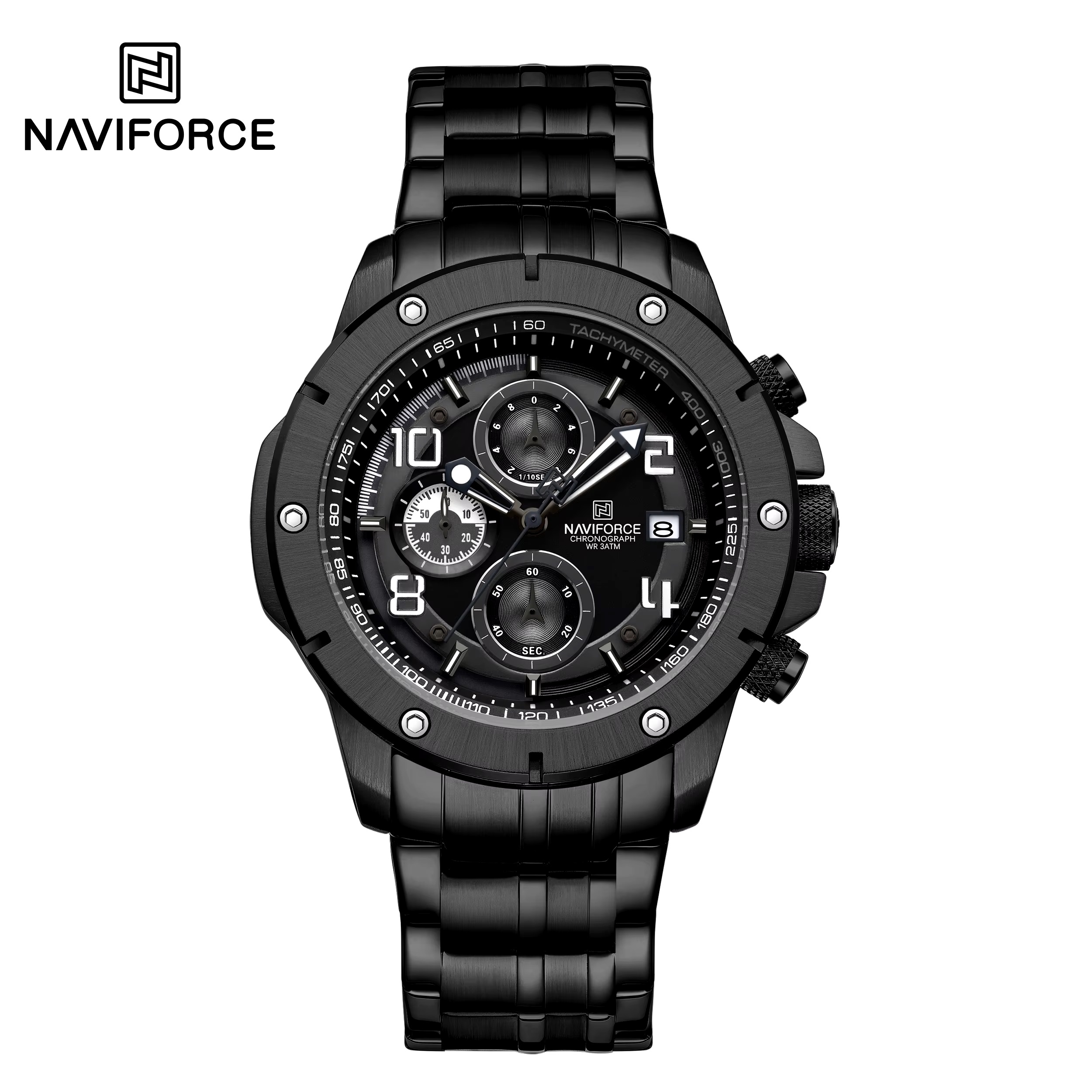 ساعت مچی مردانه نیوی فورس مدل NAVIFORCE 8056 - مشکی