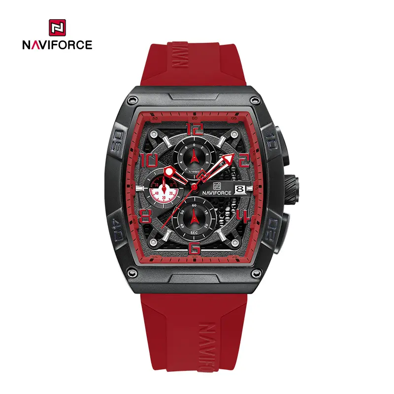 ساعت مچی مردانه نیوی فورس مدل NAVIFORCE 8052 - مشکی قرمز