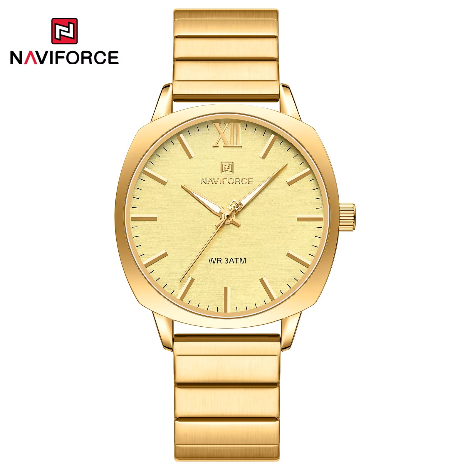 ساعت مچی زنانه نیوی فورس مدل NAVIFORCE 5044 - طلایی