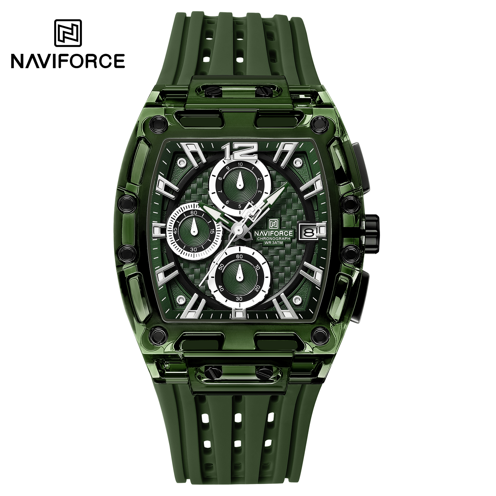 ساعت مچی مردانه نیوی فورس مدل NAVIFORCE 7105 - سبز