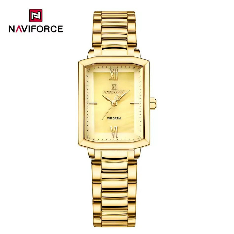 ساعت مچی زنانه نیوی فورس مدل NAVIFORCE 5039 - طلایی
