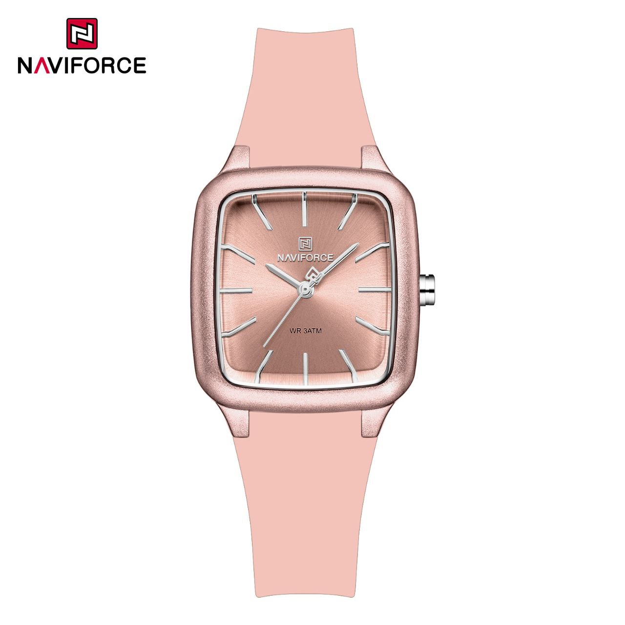 ساعت مچی زنانه نیوی فورس مدل NAVIFORCE 5055 - صورتی