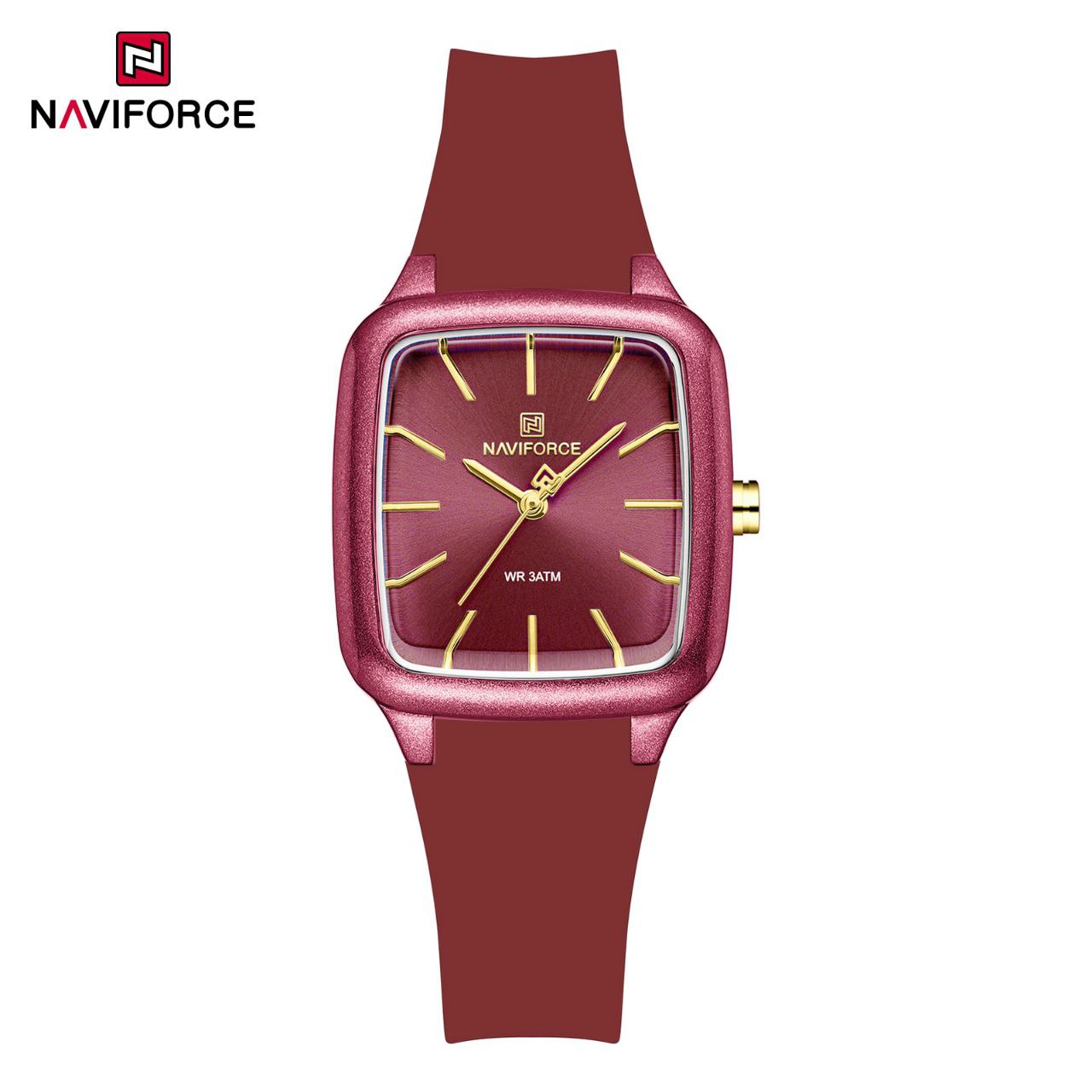 ساعت مچی زنانه نیوی فورس مدل NAVIFORCE 5055 - قرمز