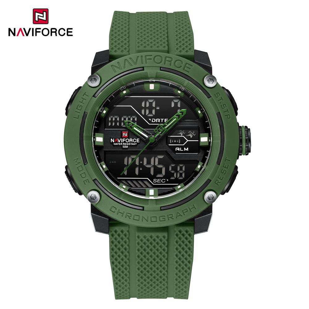 ساعت مچی مردانه نیوی فورس مدل NAVIFORCE 7114 - سبز