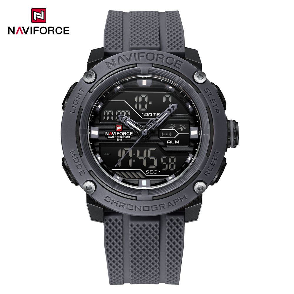 ساعت مچی مردانه نیوی فورس مدل NAVIFORCE 7114 - خاکستری
