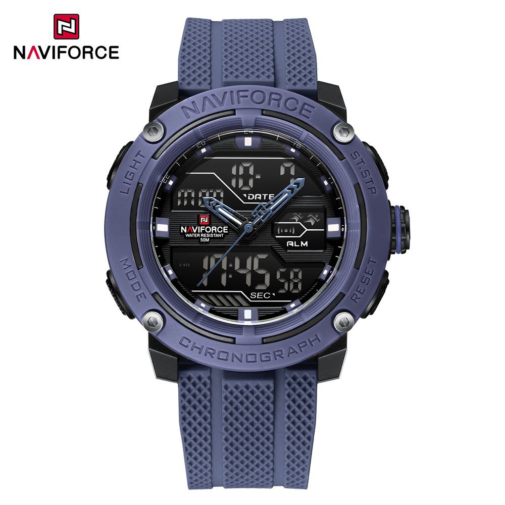 ساعت مچی مردانه نیوی فورس مدل NAVIFORCE 7114 - بنفش