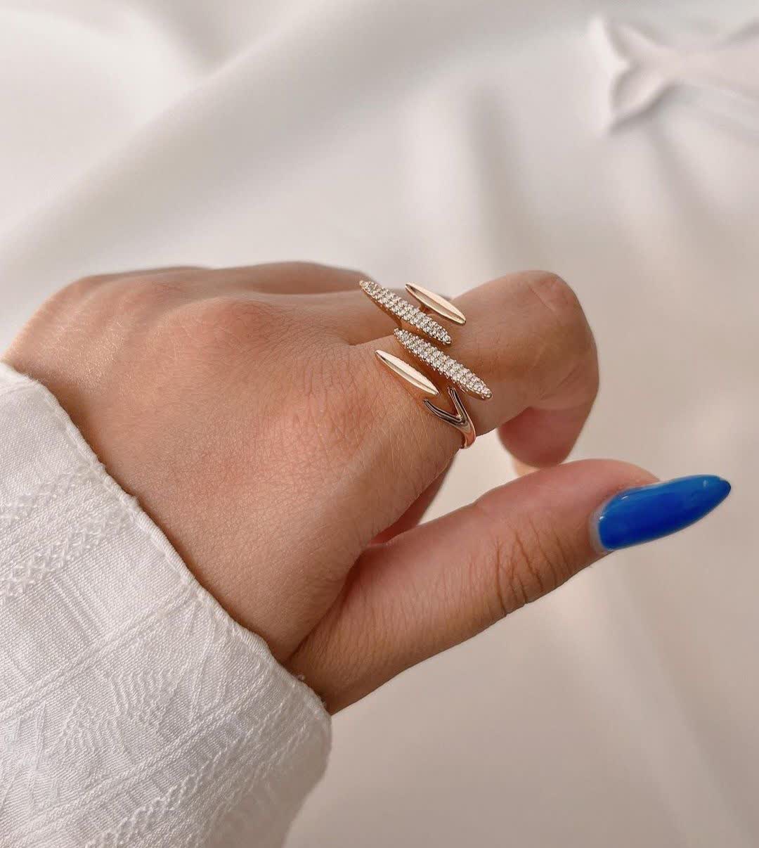 انگشتر فری سایز ژوپینگ کد 2418