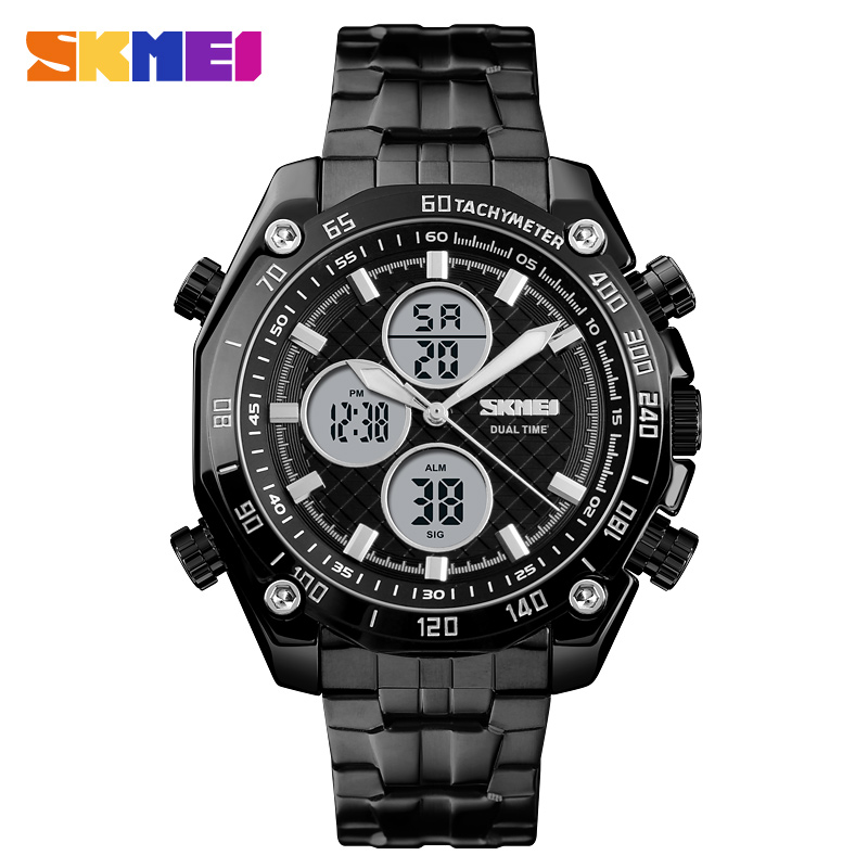 ساعت مچی مردانه اسکمی مدل 1302 SKMEI - مشکی مشکی