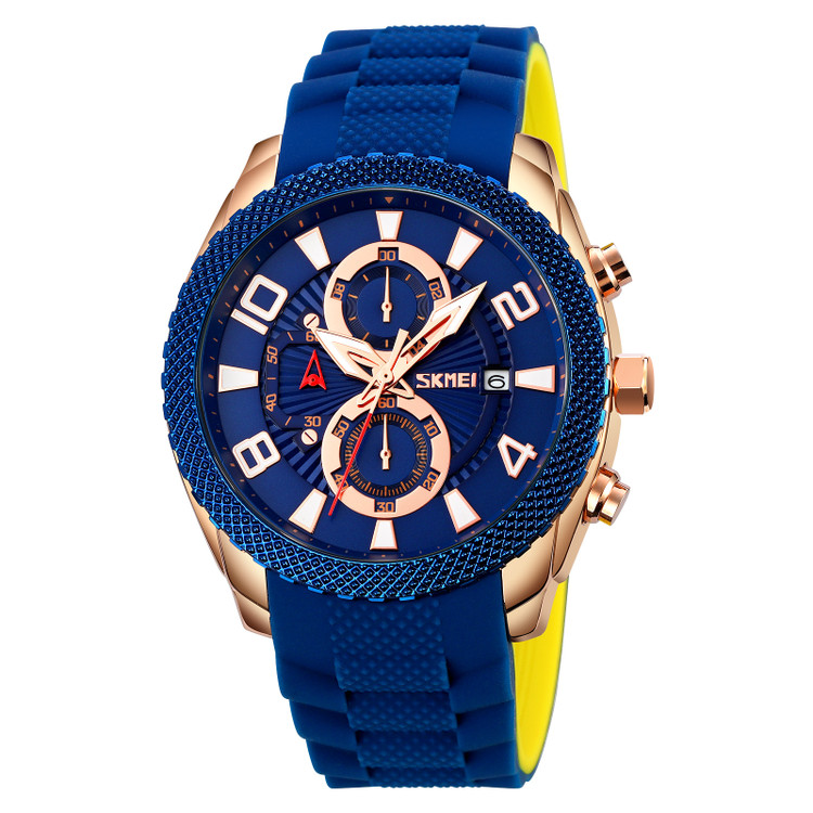 ساعت مچی مردانه اسکمی مدل SKMEI 9269 - رزگلد آبی