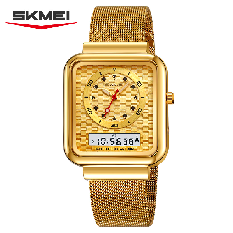 ساعت مچی مردانه اسکمی مدل SKMEI 2466 - طلایی