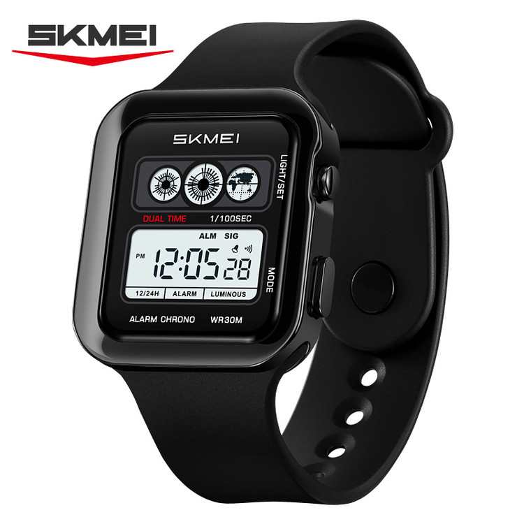ساعت مچی مردانه اسکمی مدل SKMEI 2504 - مشکی سیلیکون