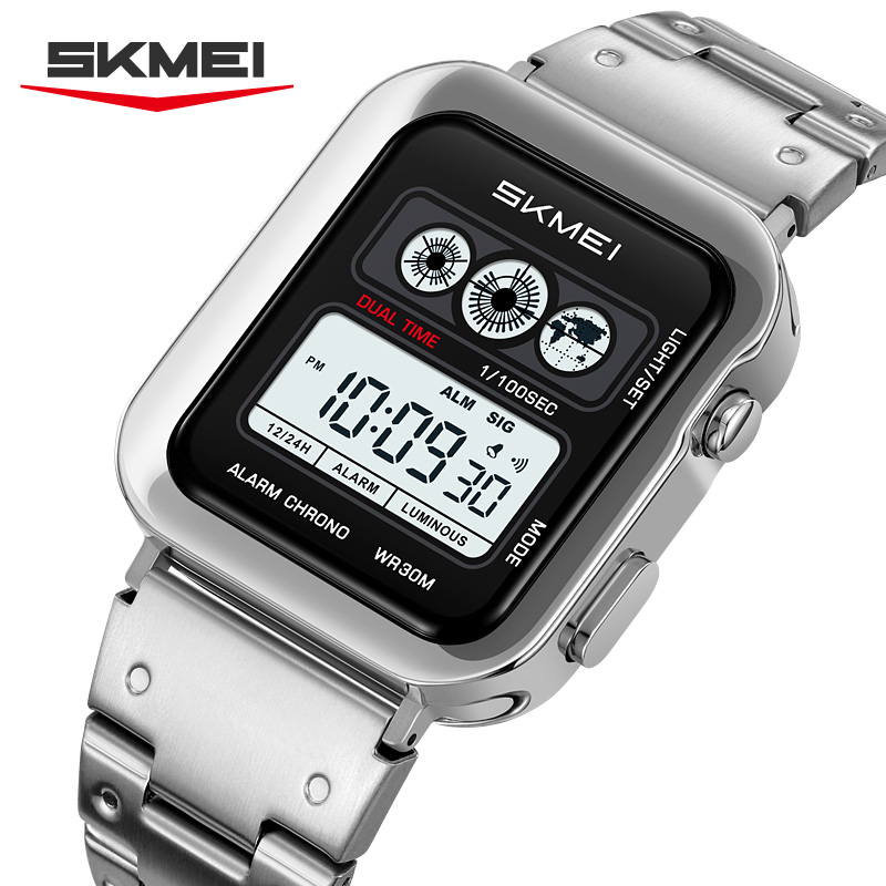 ساعت مچی مردانه اسکمی مدل SKMEI 2504 - نقره ای استیل