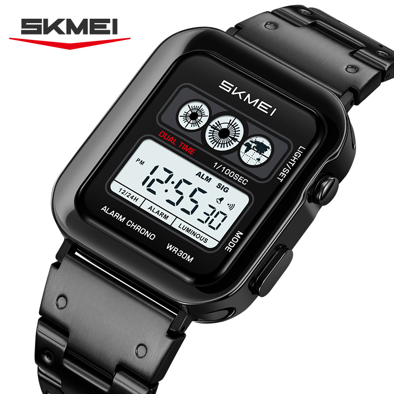 ساعت مچی مردانه اسکمی مدل SKMEI 2504 - مشکی استیل