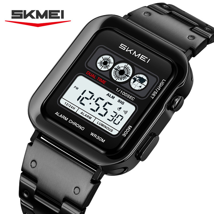 ساعت مچی مردانه اسکمی مدل SKMEI 2504 - مشکی استیل