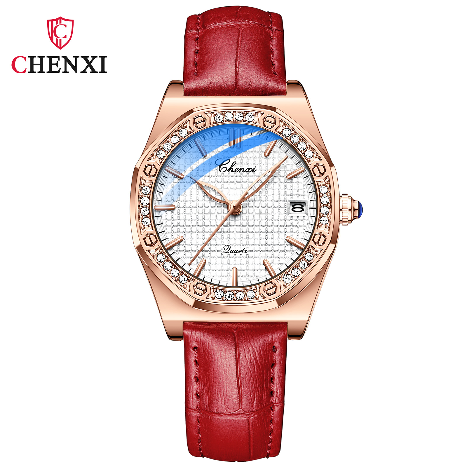 ساعت مچی زنانه چنکسی مدل CHENXI 8248 - قرمز
