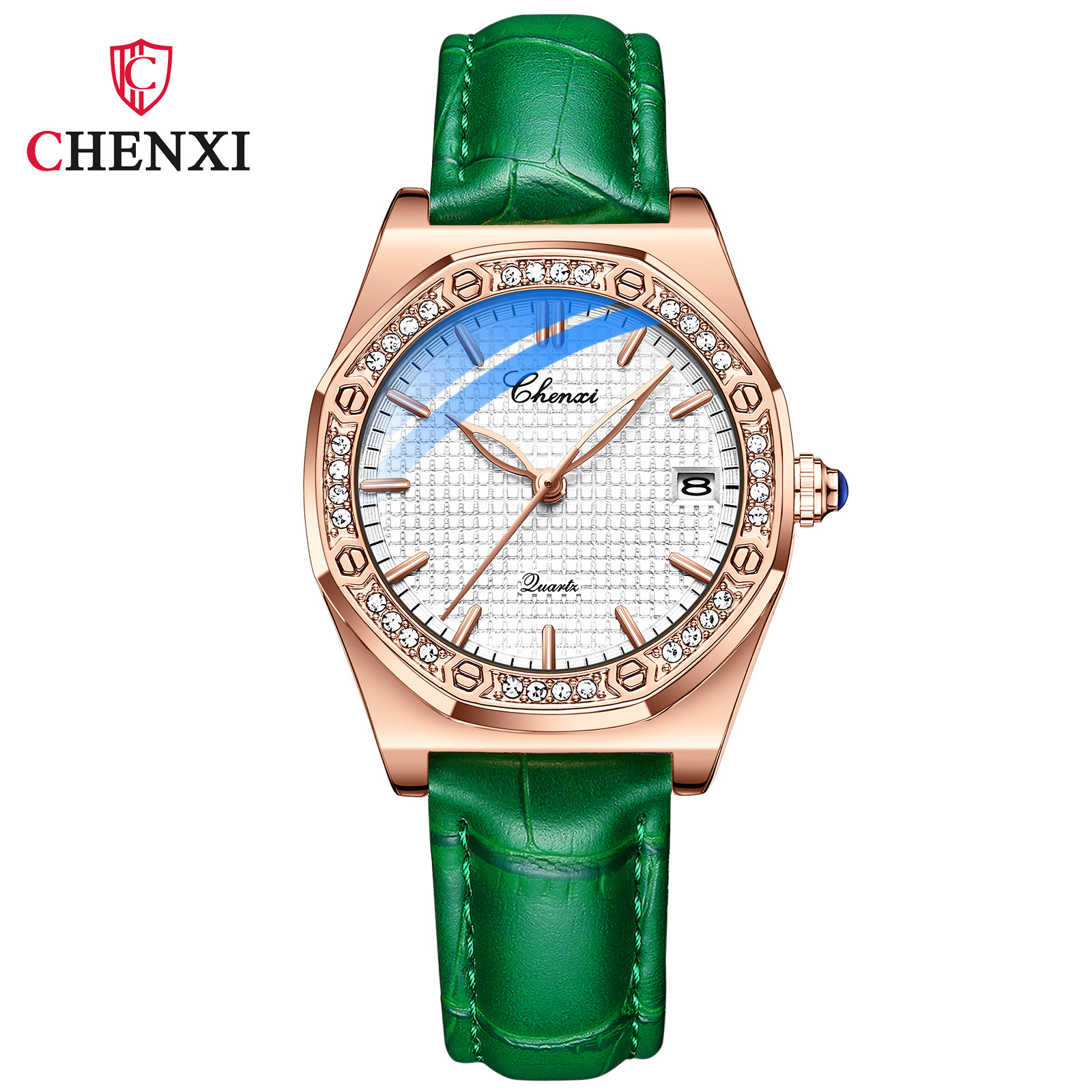 ساعت مچی زنانه چنکسی مدل CHENXI 8248 - سبز