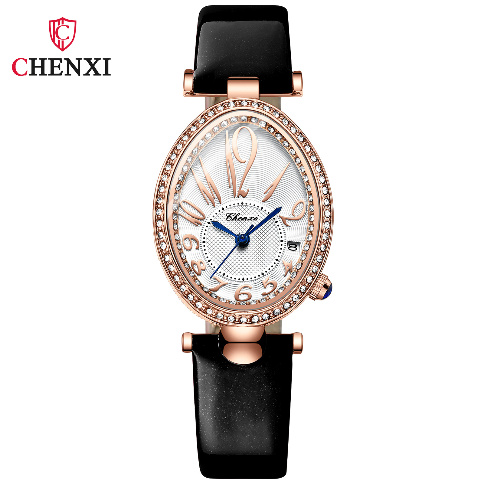 ساعت مچی زنانه چرم چنکسی مدل CHENXI 326 - مشکی