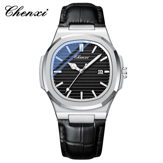 ساعت مچی مردانه چنکسی مدل CHENXI 8222 - چرم مشکی