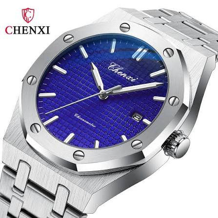 ساعت مچی مردانه چنکسی مدل CHENXI 8248 - نقره ای آبی