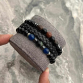 دستبند ۳لاین STONE {کد۱۰۸۵}