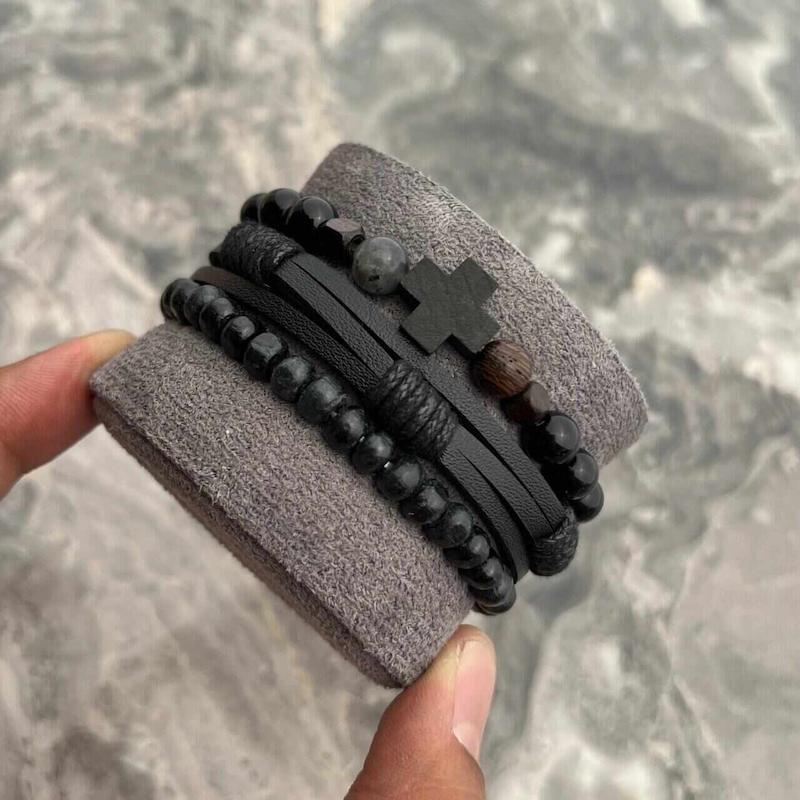 دستبند ۳لاین STONE {کد۱۰۸۲}