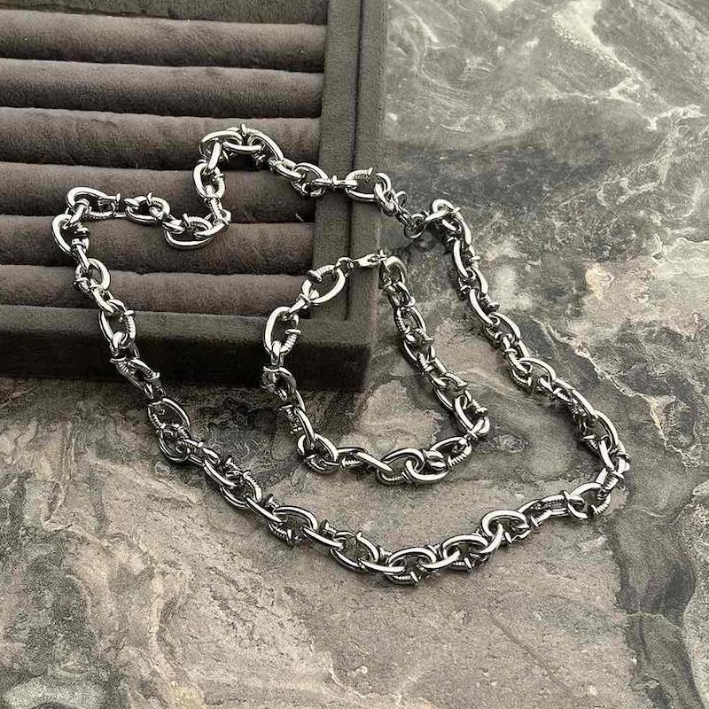 ست گردنبند و دستبند میخ CARTIER {کد۱۰۳۲}