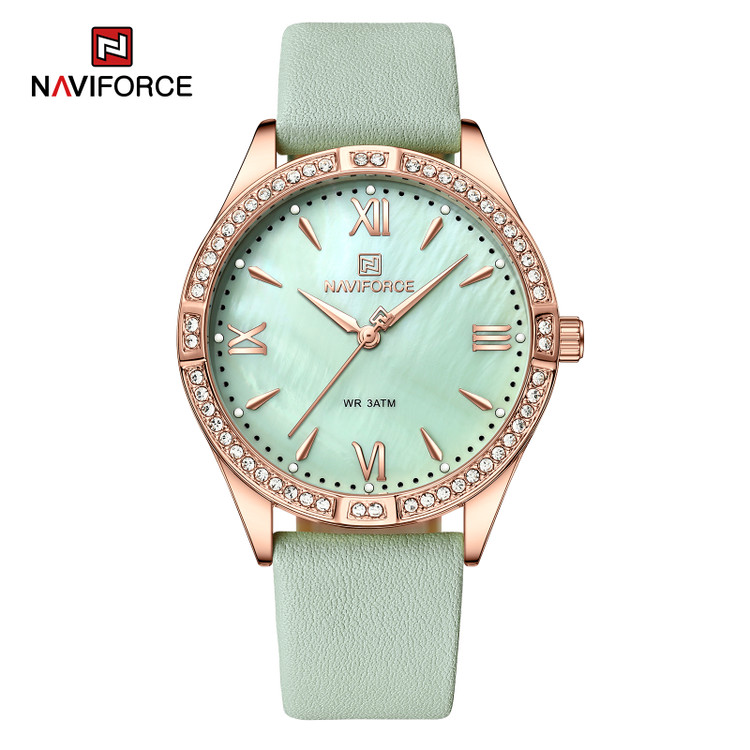 ساعت مچی زنانه نیوی فورس مدل NAVIFORCE 5038 - سبز