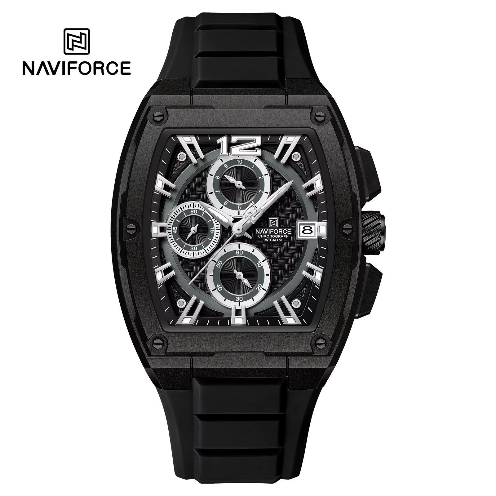 ساعت مچی مردانه 8050 NAVIFORCE - مشکی مشکی