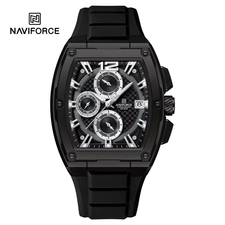 ساعت مچی مردانه 8050 NAVIFORCE - مشکی مشکی